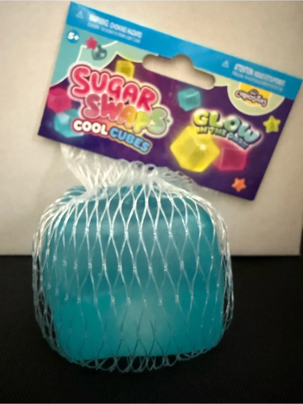 Sugar Swaps Cool Cubes Glow-in-the-Dark Blue Learning Toy